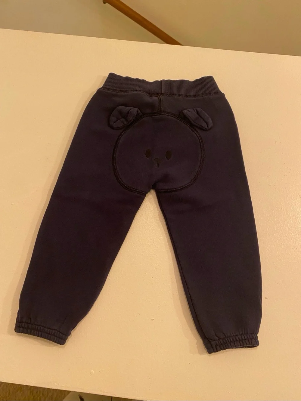 United Colors of Benetton Baby Navy Bear Jogger Pants 12-18M 82cm
